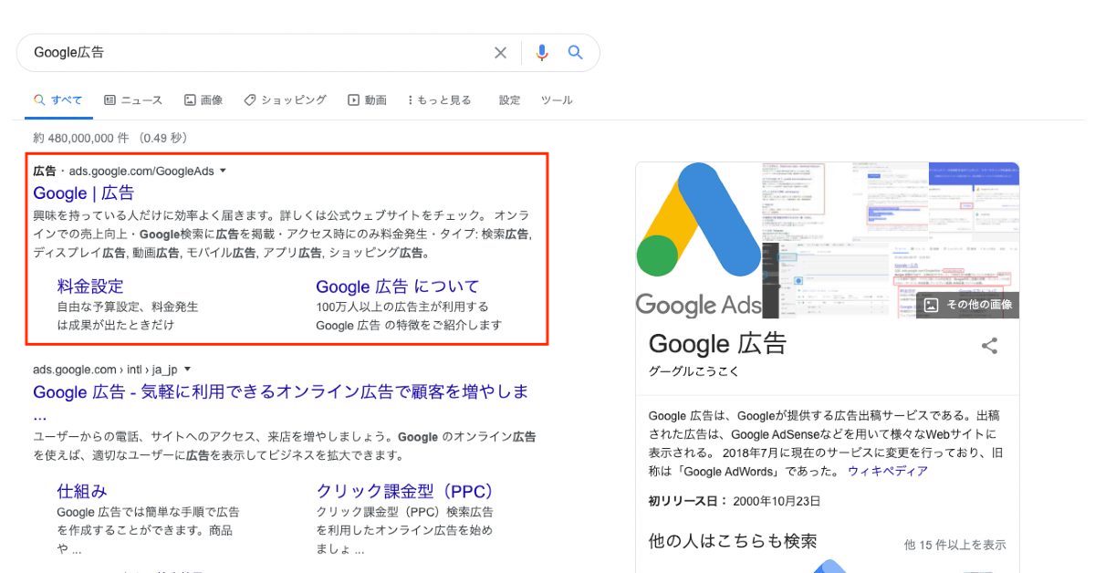 SERPs_検索結果画面