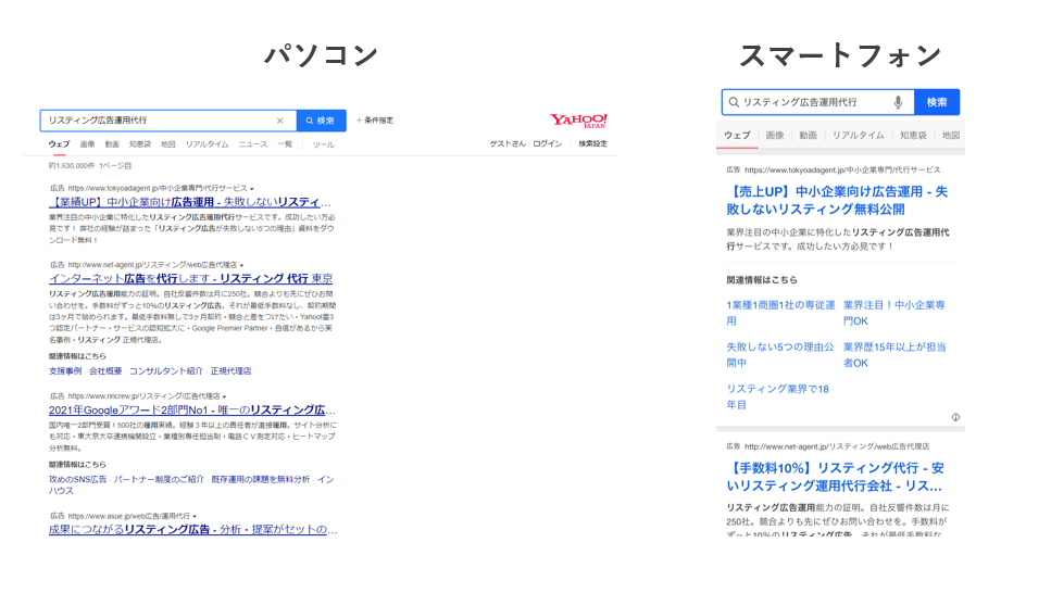 リスティング広告_Yahoo!