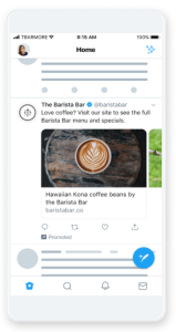 Twitterのプロモカルーセル広告