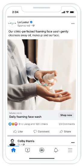 Facebookフィード